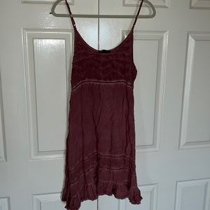 Mauve Rock and Roll Cowgirl  dress.  Flowy and comfy.  Stagecoach/festival ready